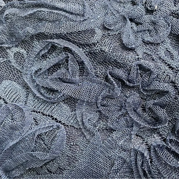 Tahari Scoop Neck Embroidered Sheath Dress - Picture 5 of 8